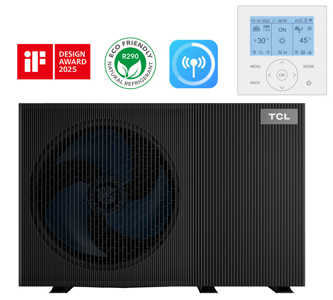 TCL Tri-thermal R290 monoblock õhk-vesi soojuspump